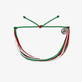 Red, Green & White Bracelet