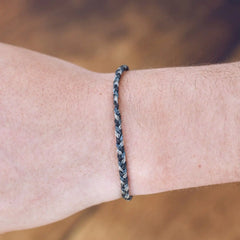 Steel Multi Mini Braided Bracelet