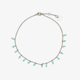 Floating Gemstone Anklet