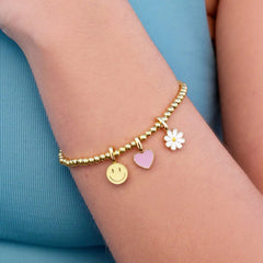 Harper Happy Face Charm