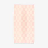 Pink & White Checkerboard Towel