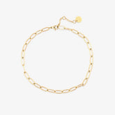 Harper Paperclip Chain Anklet