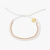 Petite Braid And Bead Bracelet