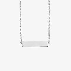 Engravable Bar Necklace