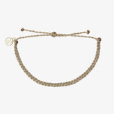Light Grey Mini Braided Bracelet