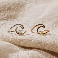 Diamond Wave Ring