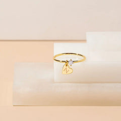 Engravable Heart Ring