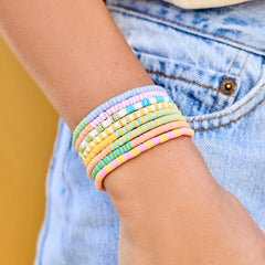 Sunset Beach Stretch Bracelet Set of 8