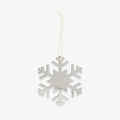 Engravable Snowflake Ornament