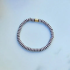 Obsidian Seascape Stretch Bracelet
