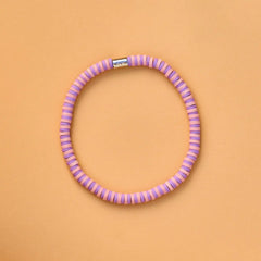 Violet Sunrise Seascape Stretch Bracelet