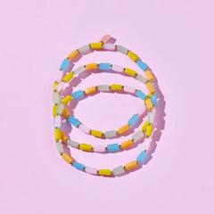 Neon Lights Stretch Bracelet 3 Pack
