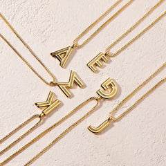 Initial Pendant Necklace