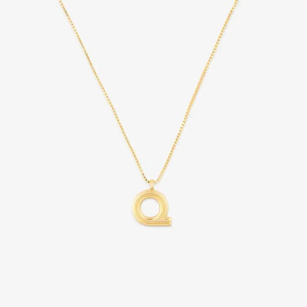 Initial Pendant Necklace