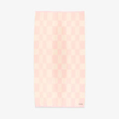 Pink & White Checkerboard Towel