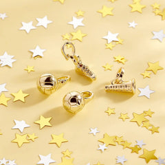 Harper Statement Volleyball Charm
