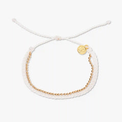 Petite Braid And Bead Bracelet