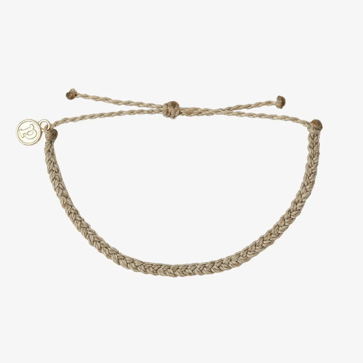 Light Grey Mini Braided Bracelet
